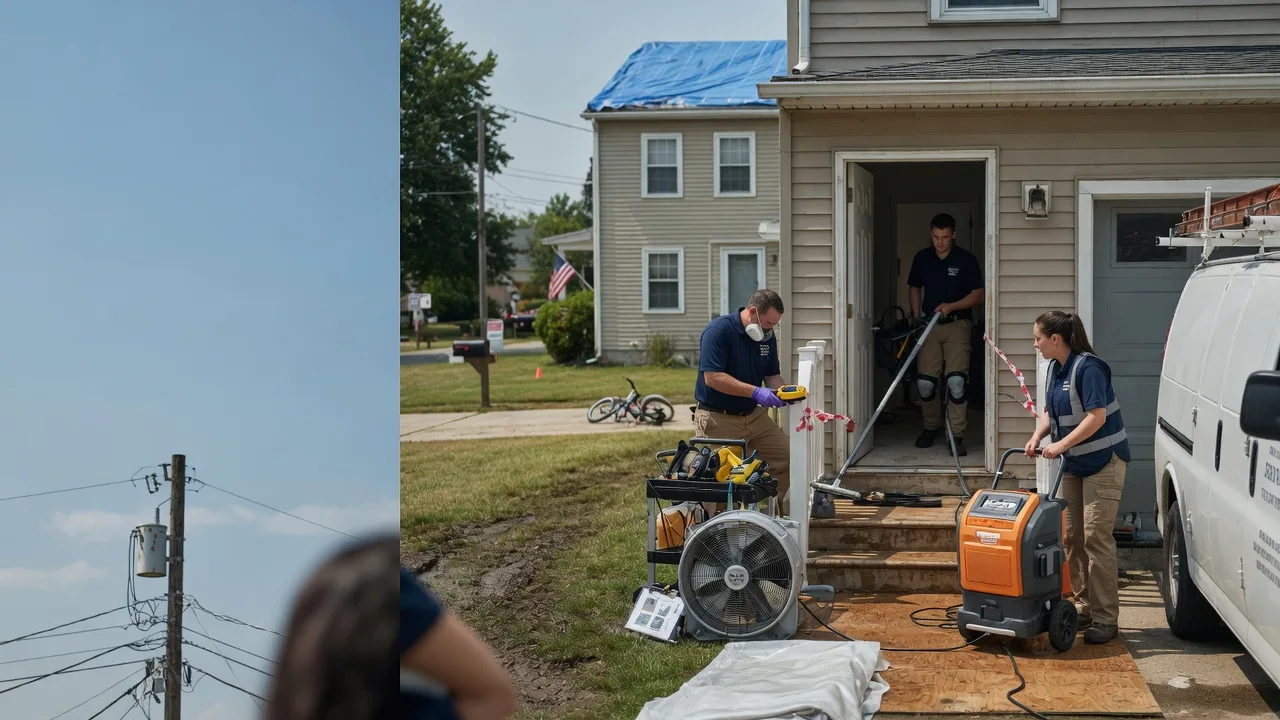 Water Damage Repair in Crown City, OH near me